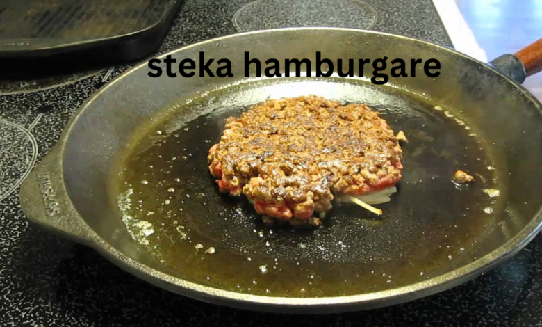 steka hamburgare